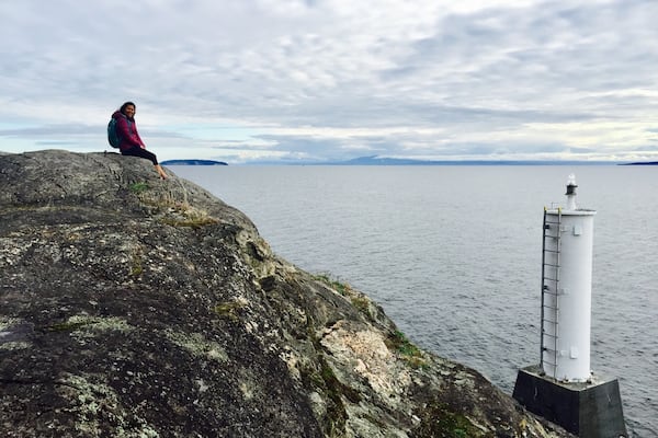Lighthouse at Francis point trail