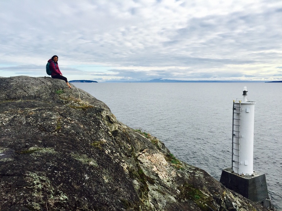 Lighthouse at Francis point trail