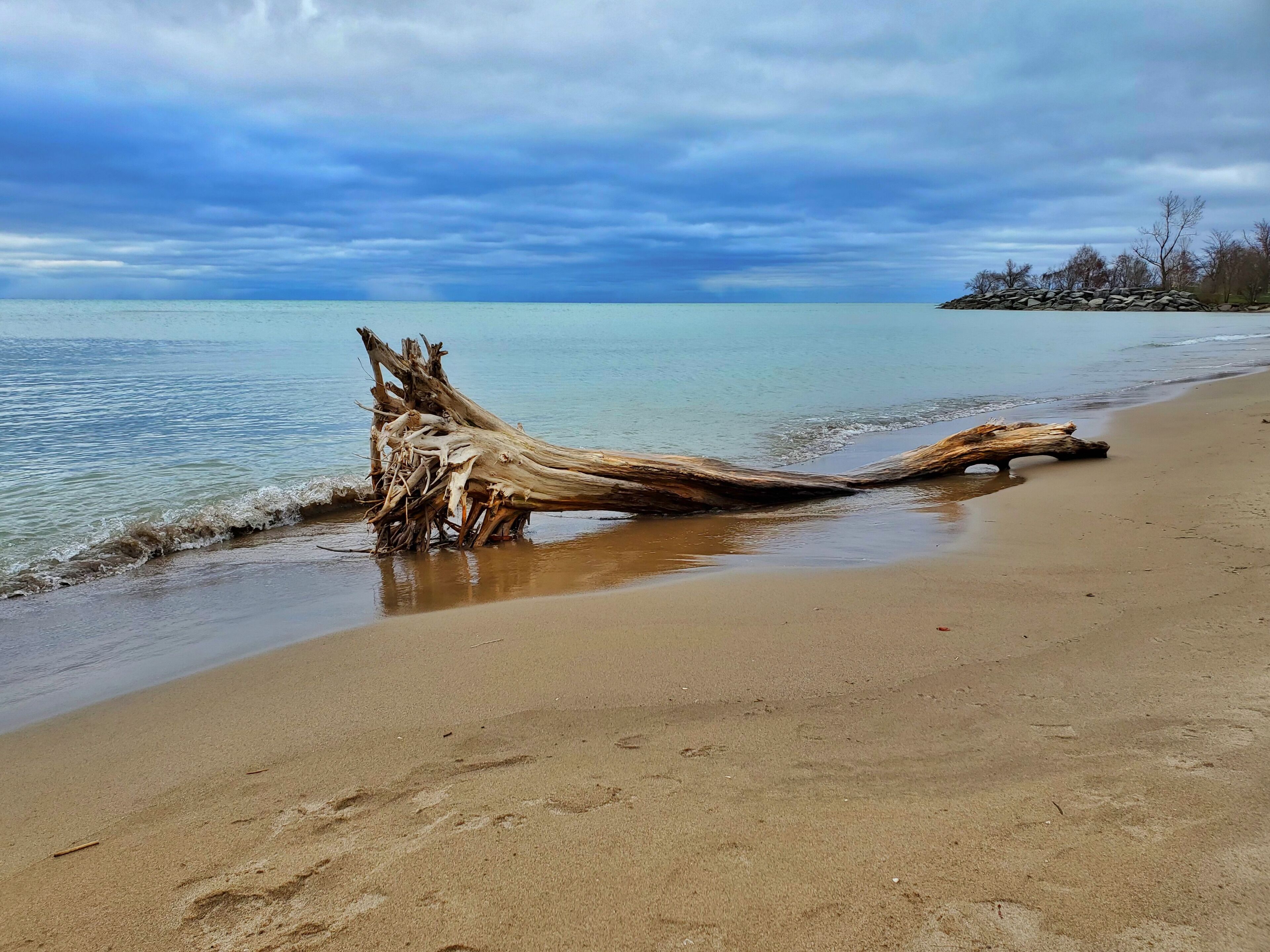 Nice walk way along the beach, just be careful after a rain storm!
