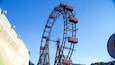 Riesenrad showing rides