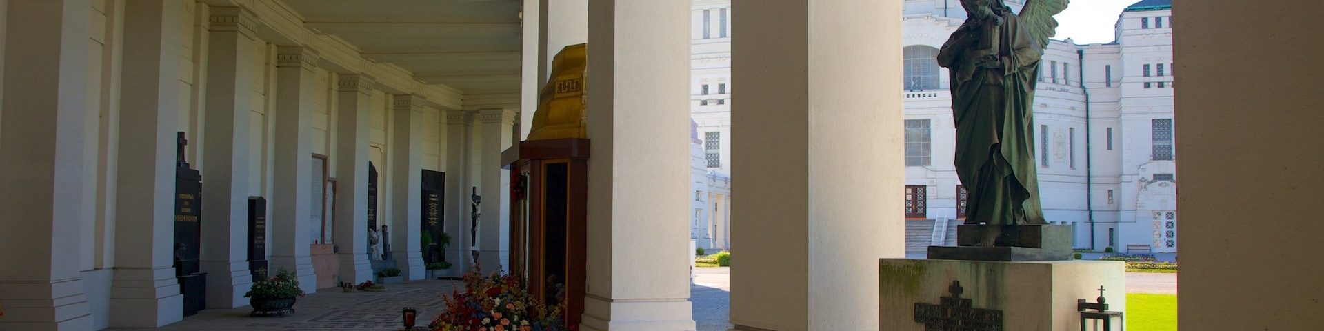 Central Cemetery which includes a statue or sculpture, a cemetery and heritage architecture