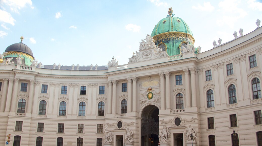 Michaelerplatz featuring heritage architecture, a castle and heritage elements