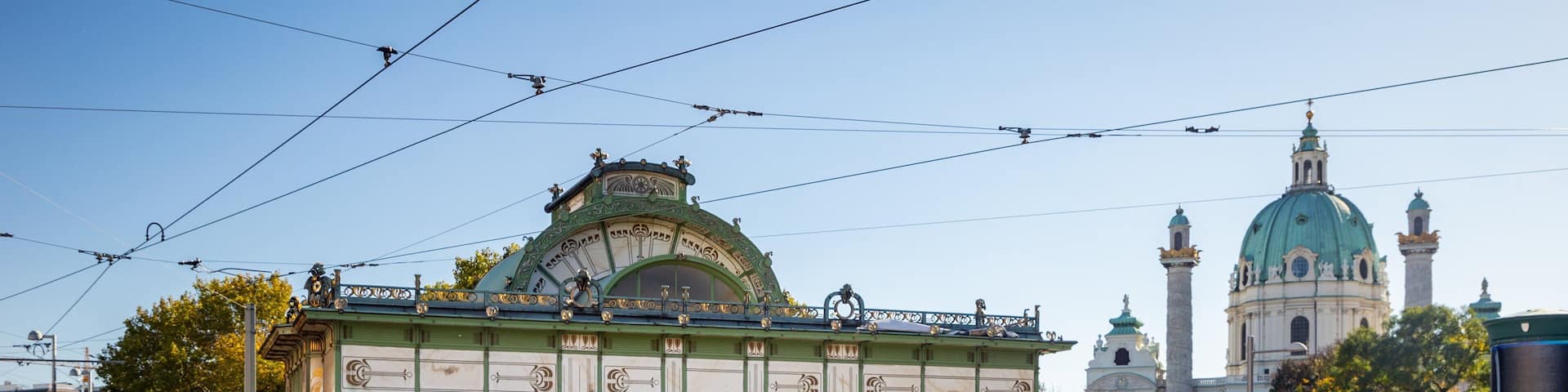 Karlsplatz Stadbahn Station which includes heritage architecture