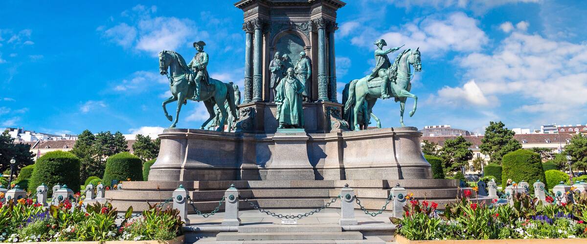 Maria Theresa statue in Vienna