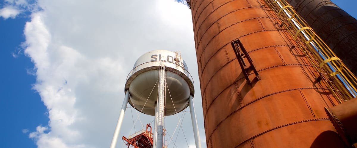 Sloss Furnaces which includes industrial elements