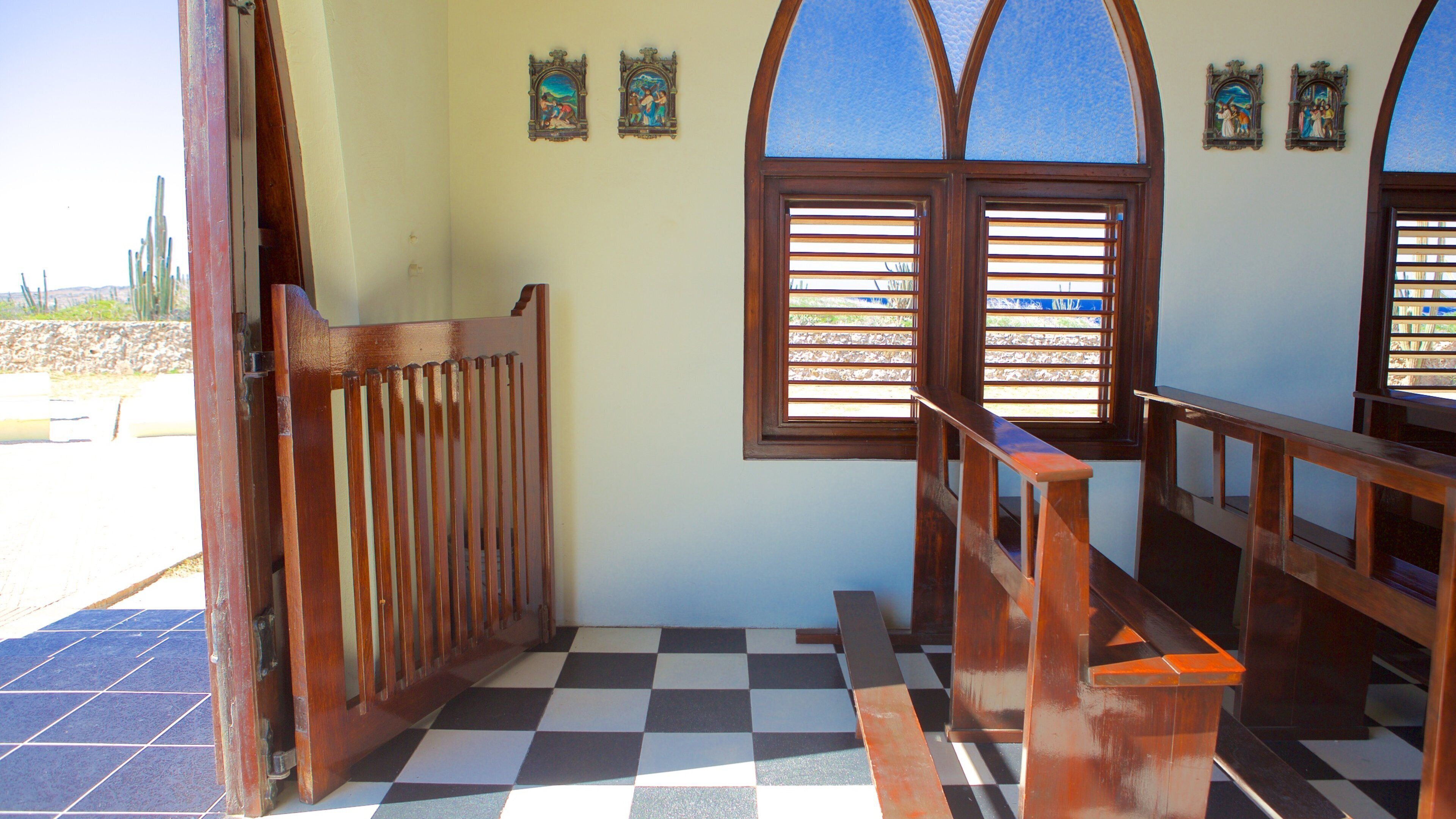Alto Vista Chapel featuring interior views and a church or cathedral