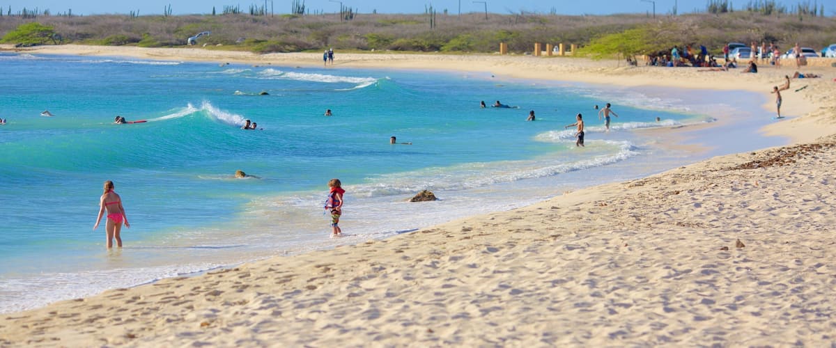 Arashi Beach showing a beach