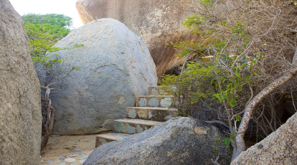 Ayo Rock Formations which includes caves