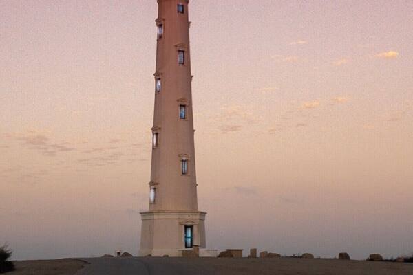 Sunset California Lighthouse Aruba