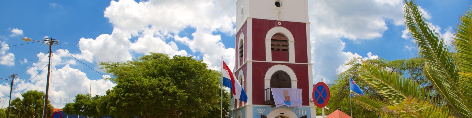 Fort Zoutman which includes heritage elements and military items
