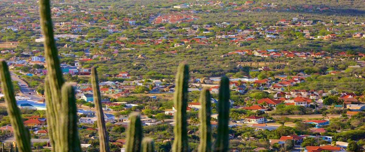 Monte Hooiberg que incluye vistas de paisajes y vistas generales de la costa