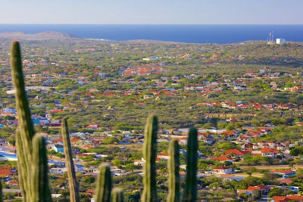 Hooiberg mit einem allgemeine Küstenansicht und Landschaften