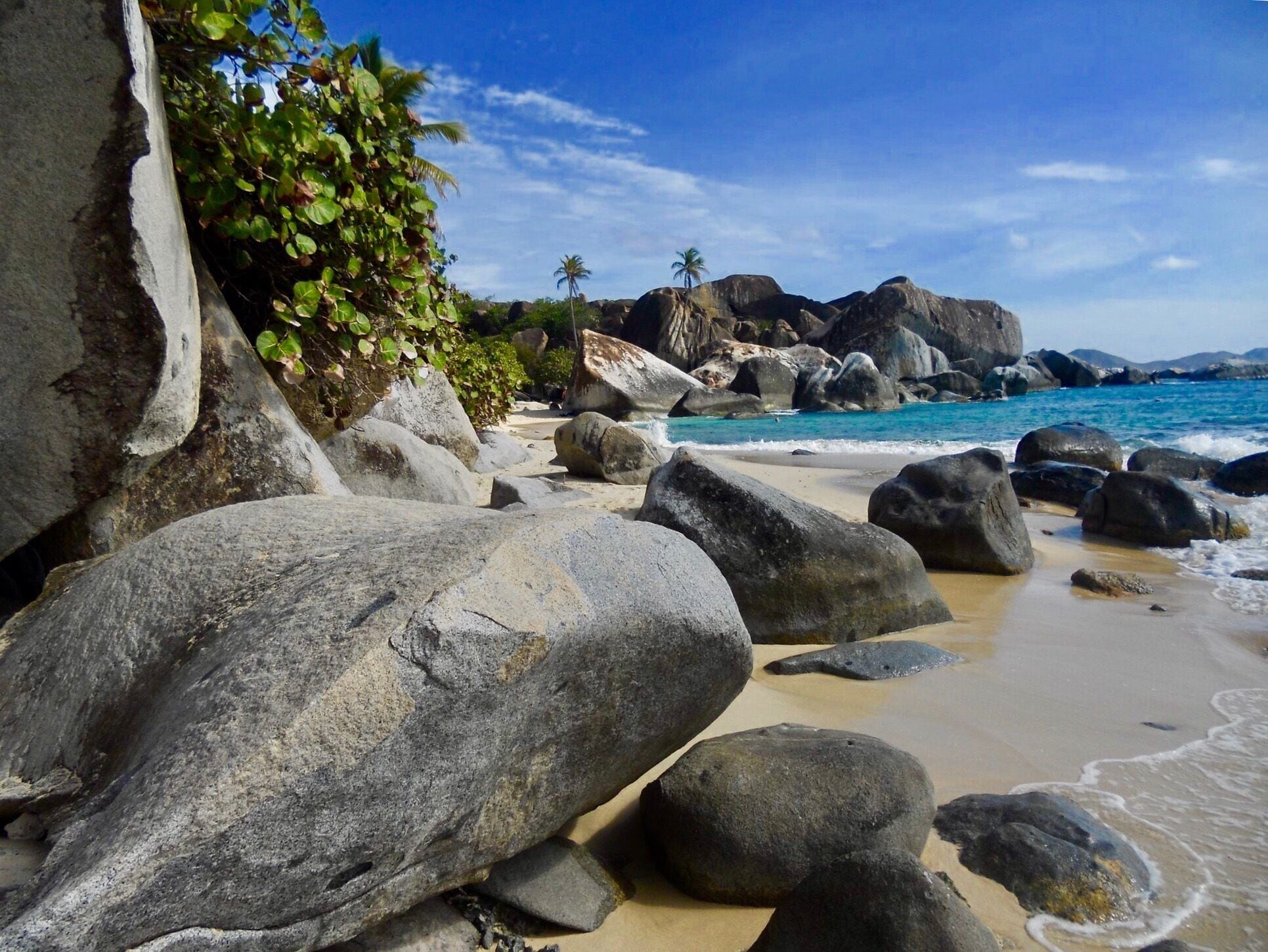 The Baths at Virgin Gorda -British Virgin Islands 
What fun exploring this unique place !
#beachbound 
#waterlust 
#BVI #rockon
#virgingorda #sunsail