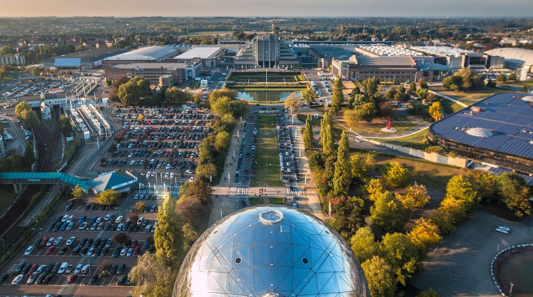 View of Brussels from Atomium