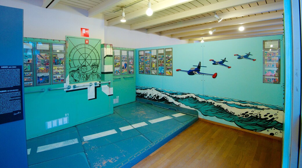 Belgian Comic Strip Center which includes interior views