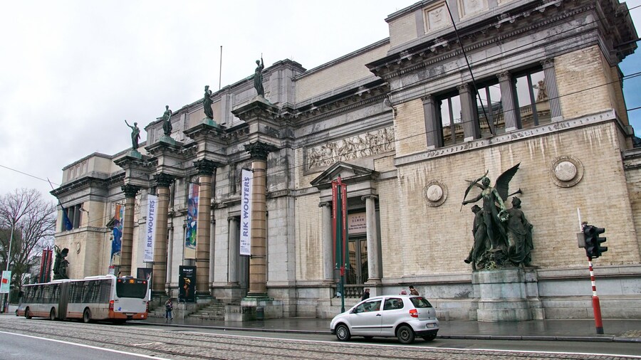 The Royal Museum of Fine Arts in the historical center of Brussels