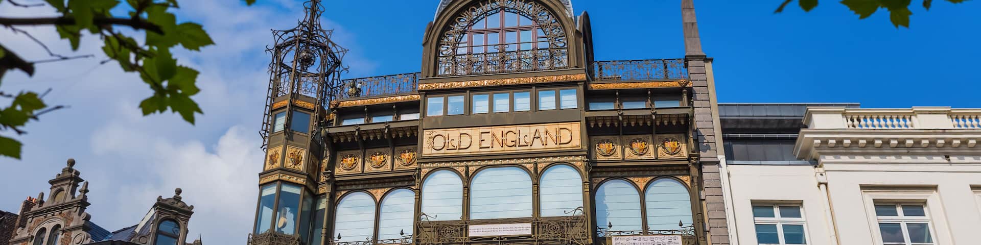 Brussels, Belgium - May 04, 2017: Musical Instruments Museum building