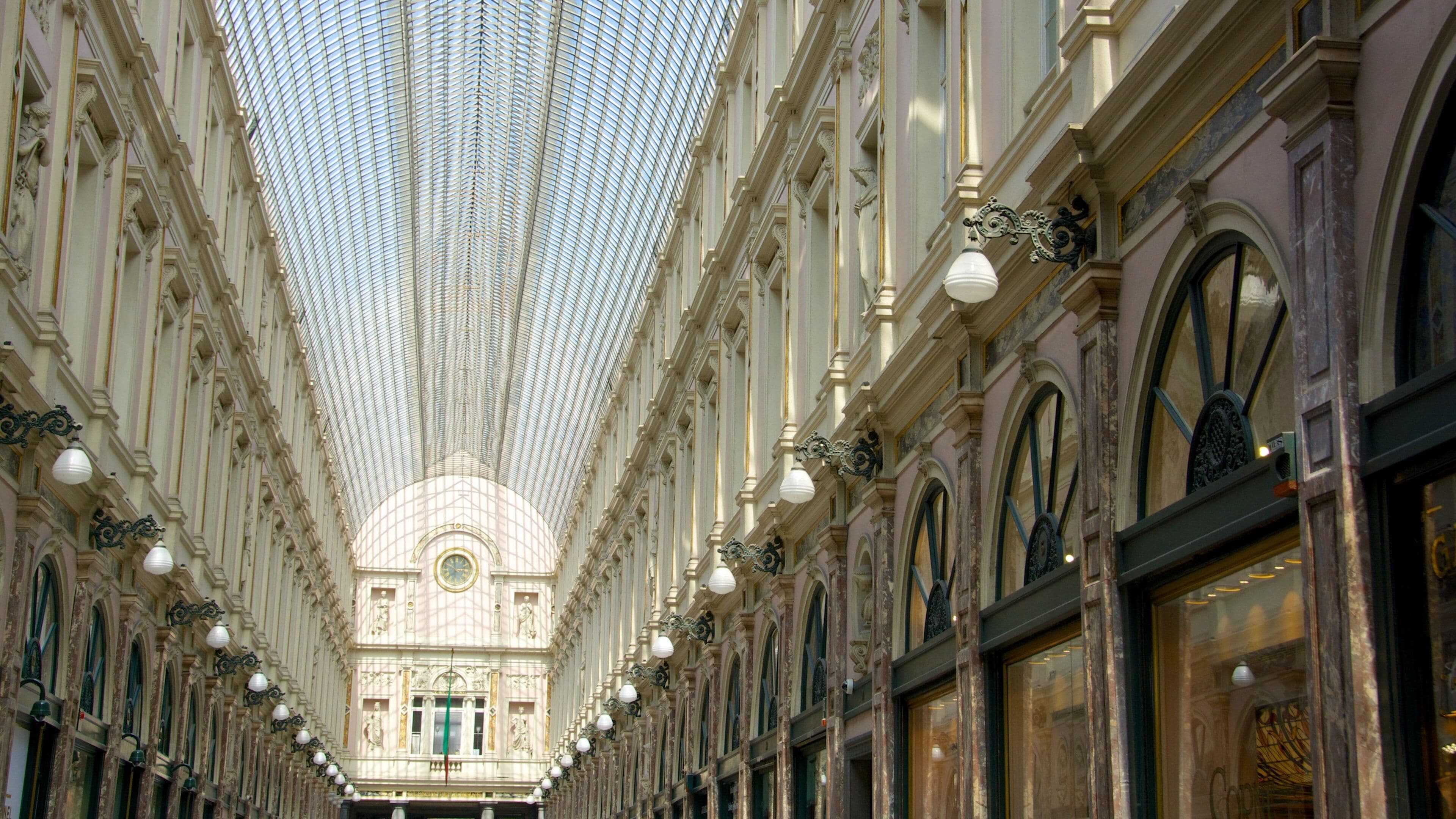 Galeries Royales Saint-Hubert showing interior views and heritage architecture