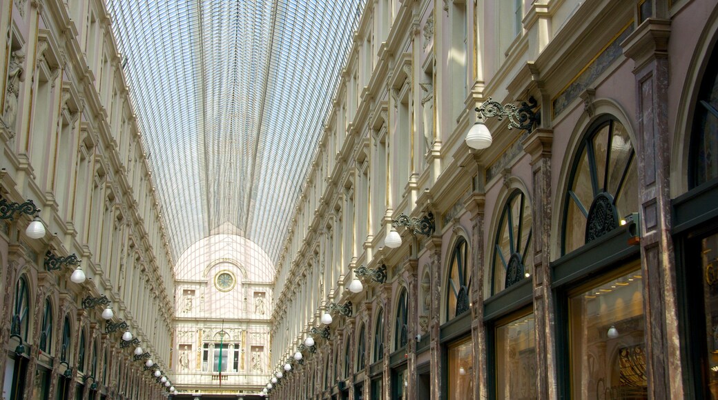 Galeries Royales Saint-Hubert showing interior views and heritage architecture