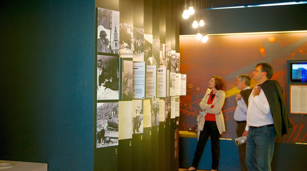 Bellevue-museet fasiliteter samt innendørs i tillegg til en liten gruppe med mennesker