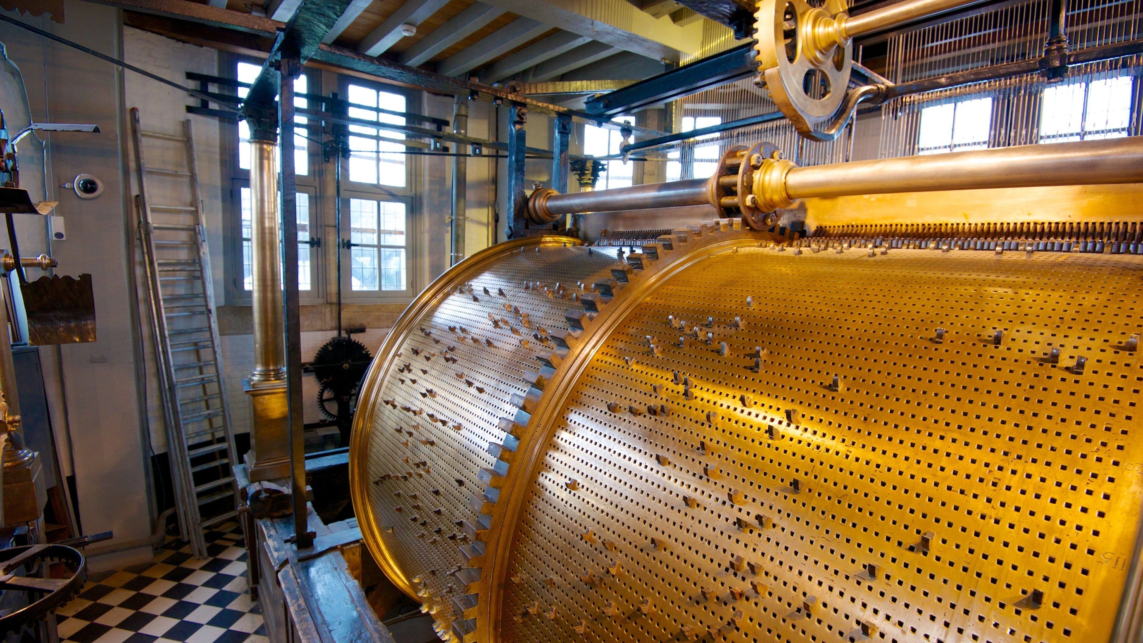 Bruges Belfry featuring interior views and chateau or palace