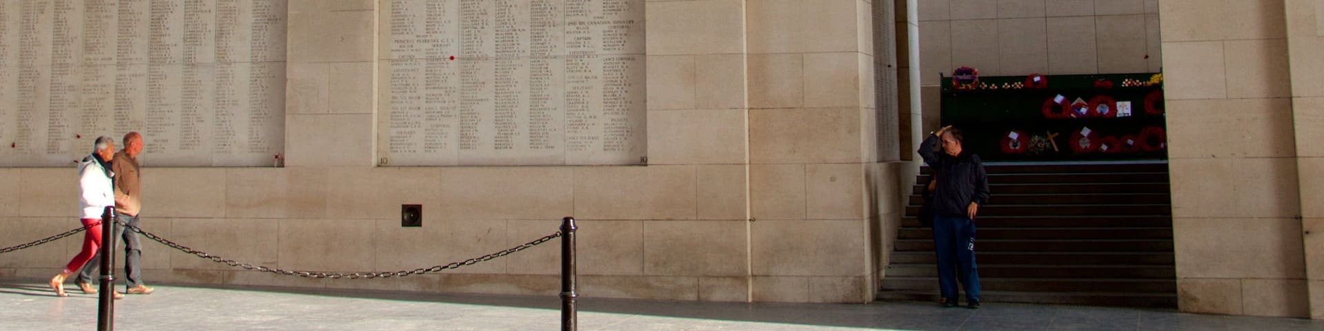 Menin Gate Memorial showing heritage elements