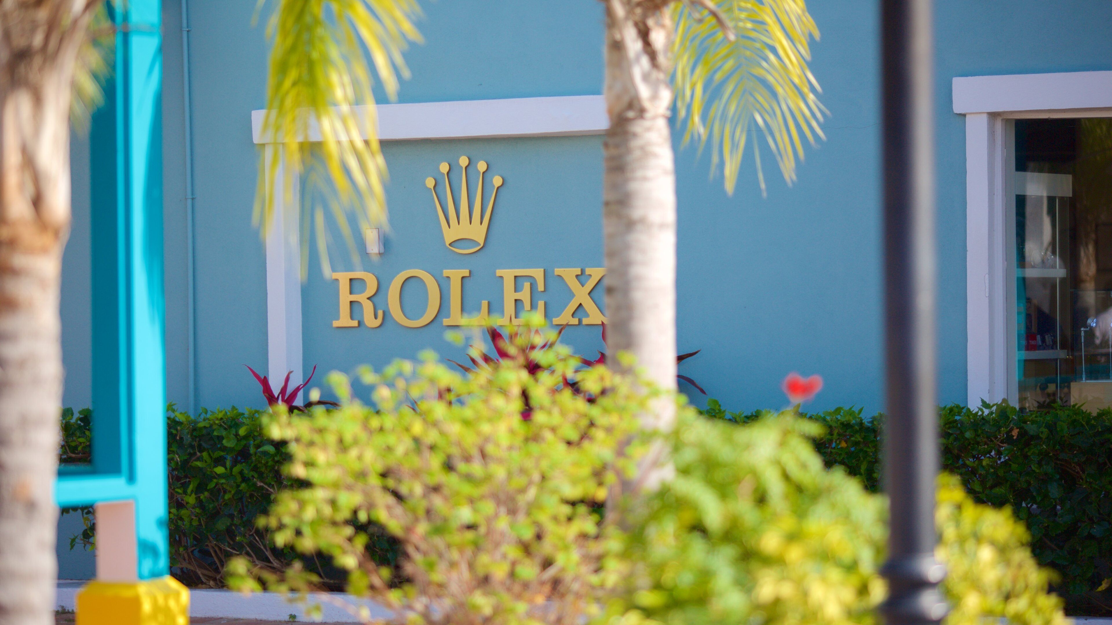 Port Lucaya Marketplace featuring signage