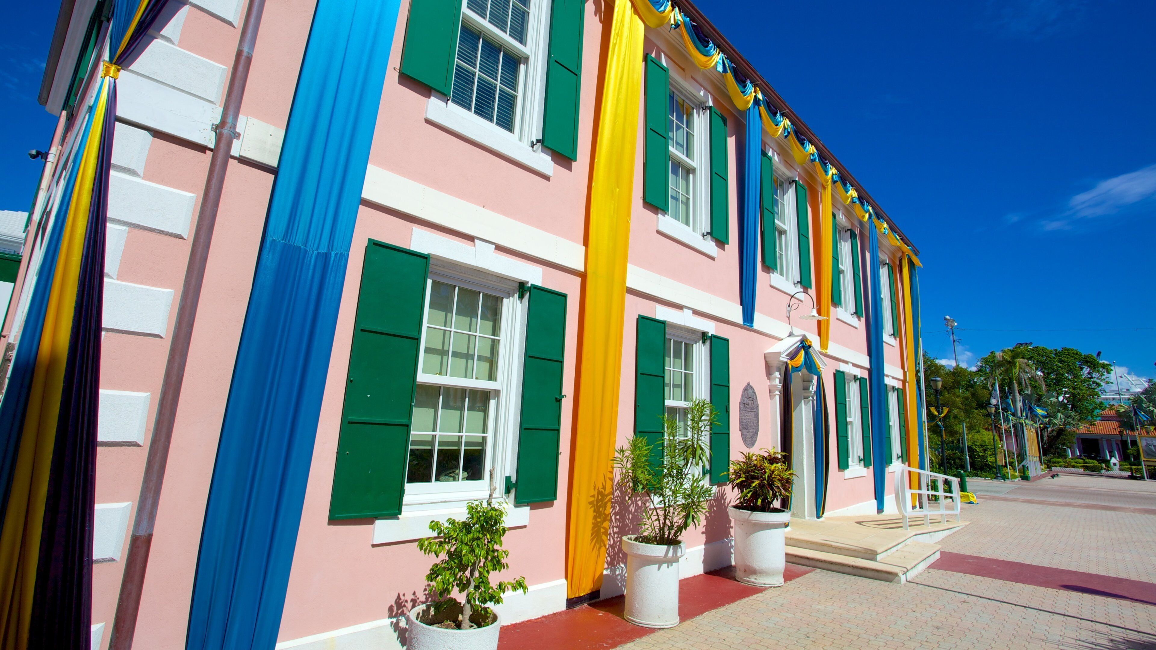 Parliament House featuring heritage architecture and an administrative buidling