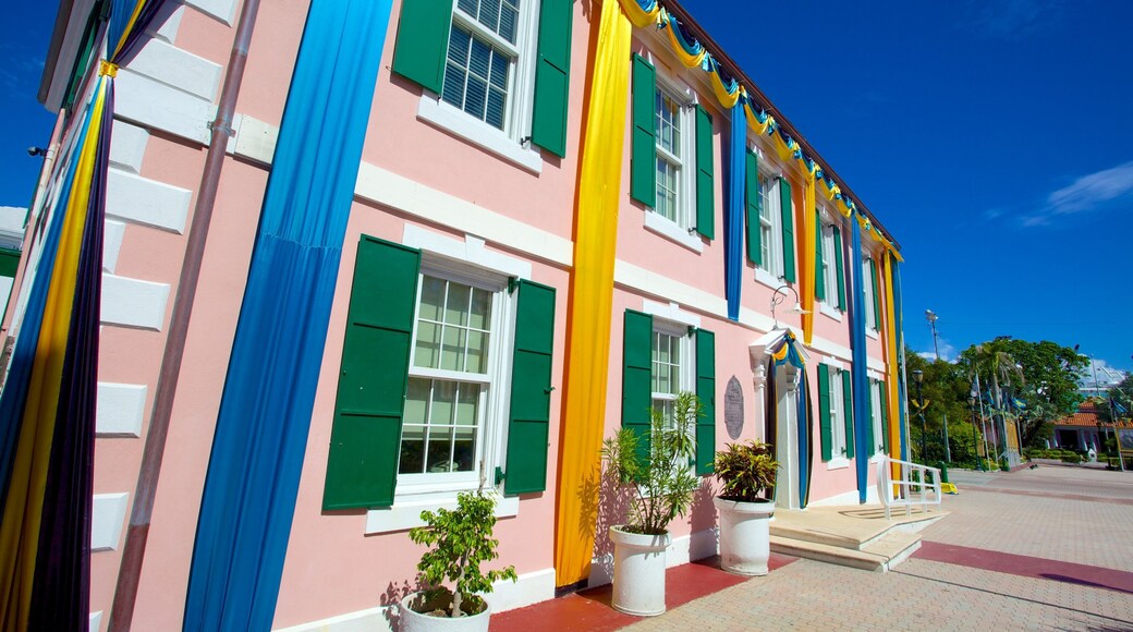 Parliament House featuring heritage architecture and an administrative buidling