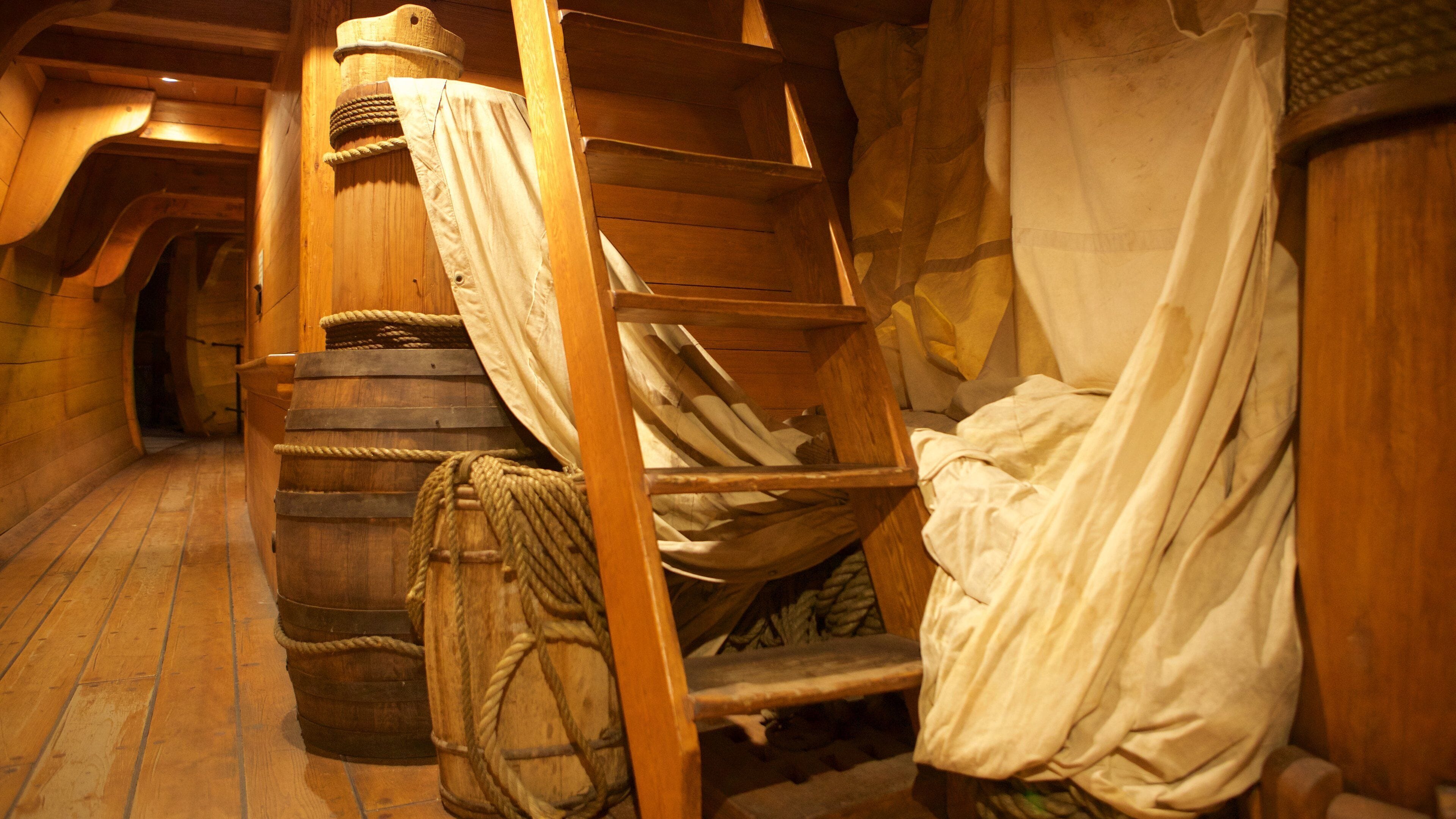 Pirates of Nassau Museum som inkluderar interiörer