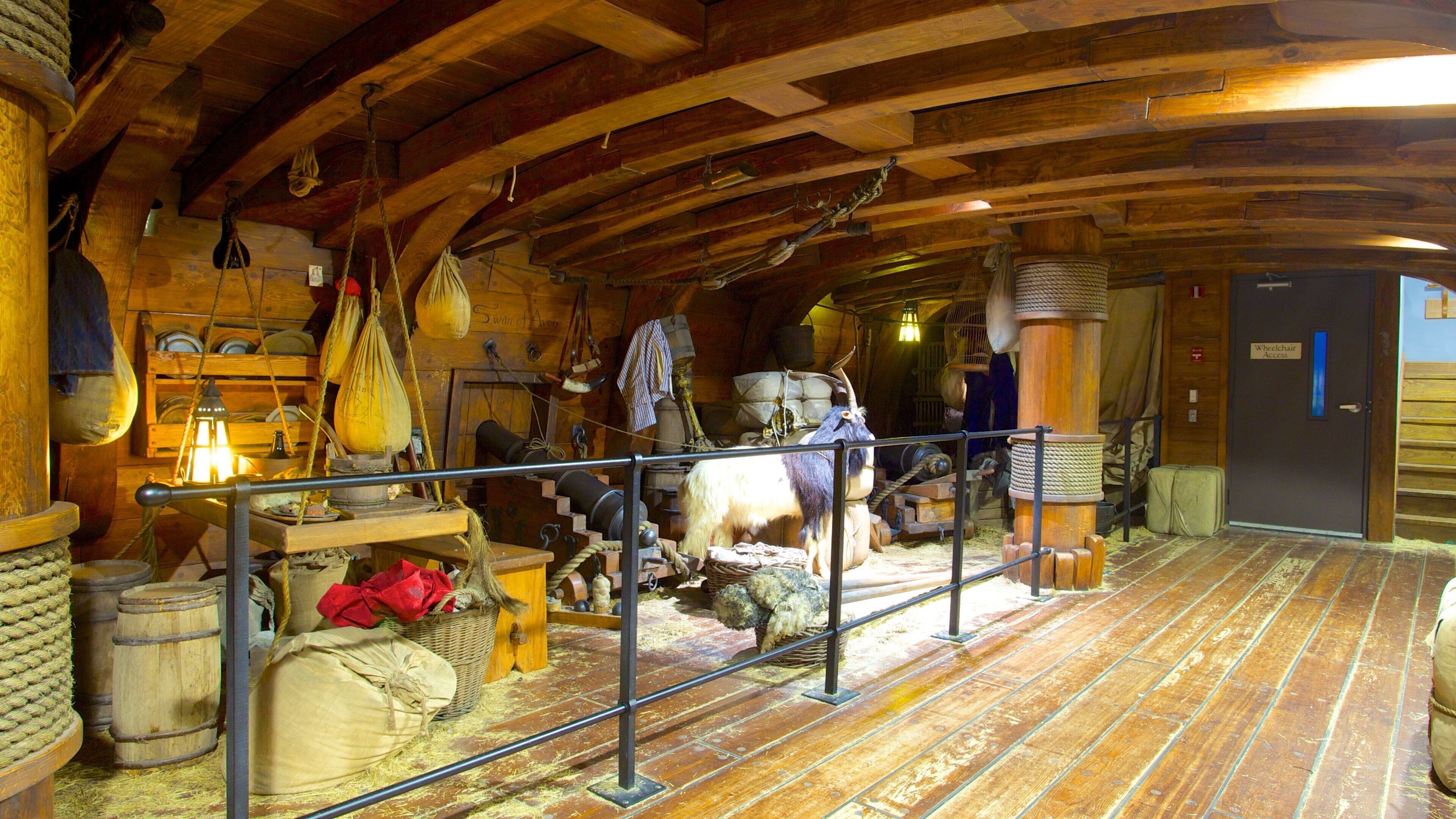 Pirates of Nassau Museum presenterar interiörer