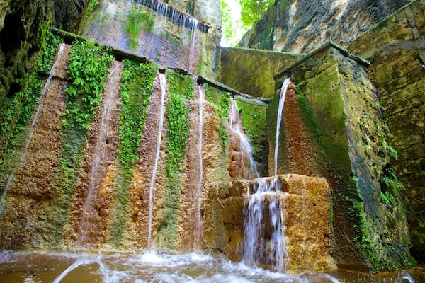 Scala della Regina mostrando cascate