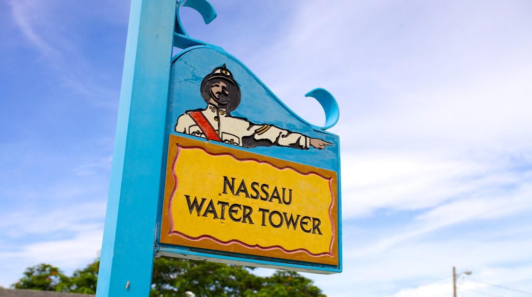 Watertoren toont bewegwijzering