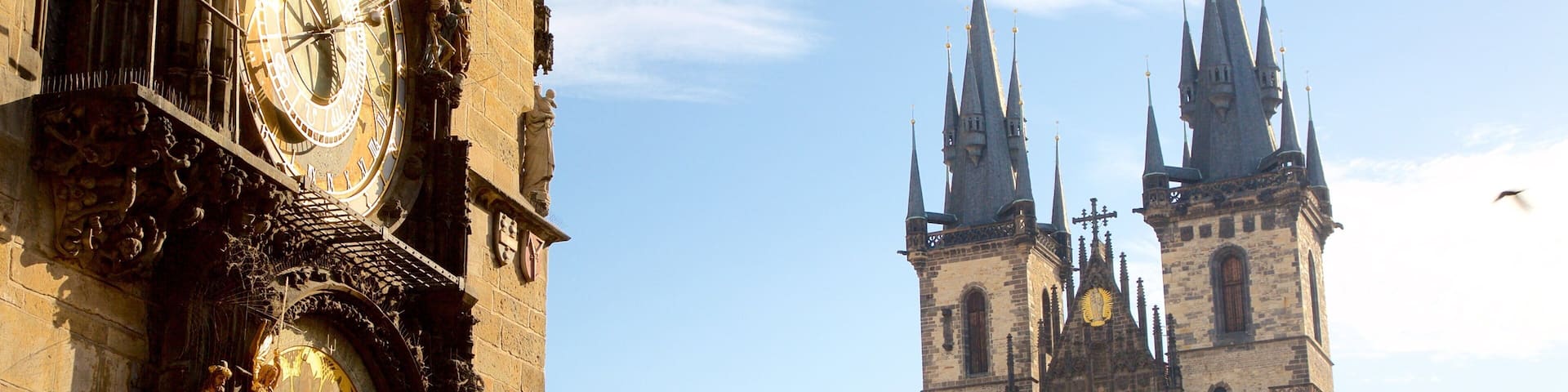 Astronomical Clock featuring heritage architecture, a city and heritage elements