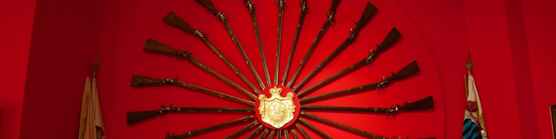 Lobkowicz Palace featuring interior views and military items