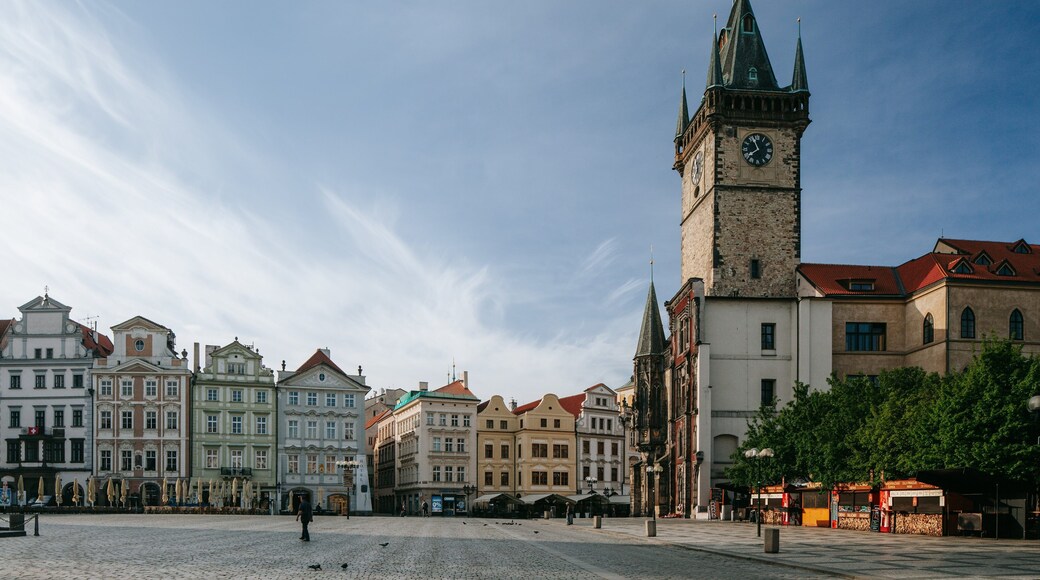 Old Town Hall Tower featuring heritage architecture, a city and a square or plaza