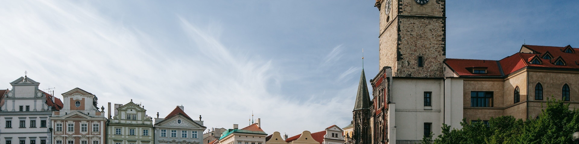 Old Town Hall Tower featuring heritage architecture, a city and a square or plaza