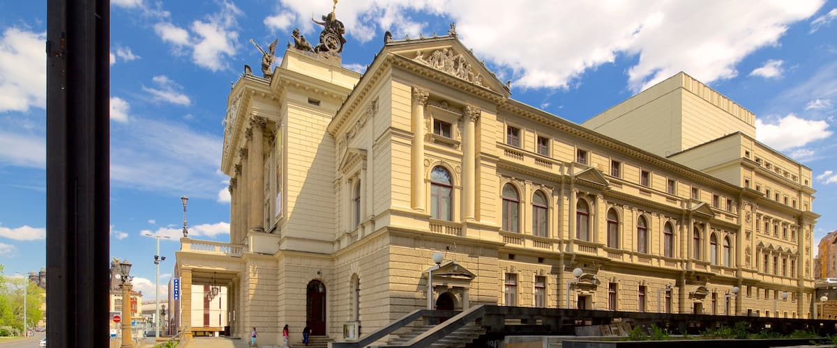 Prague State Opera which includes heritage elements, heritage architecture and a city
