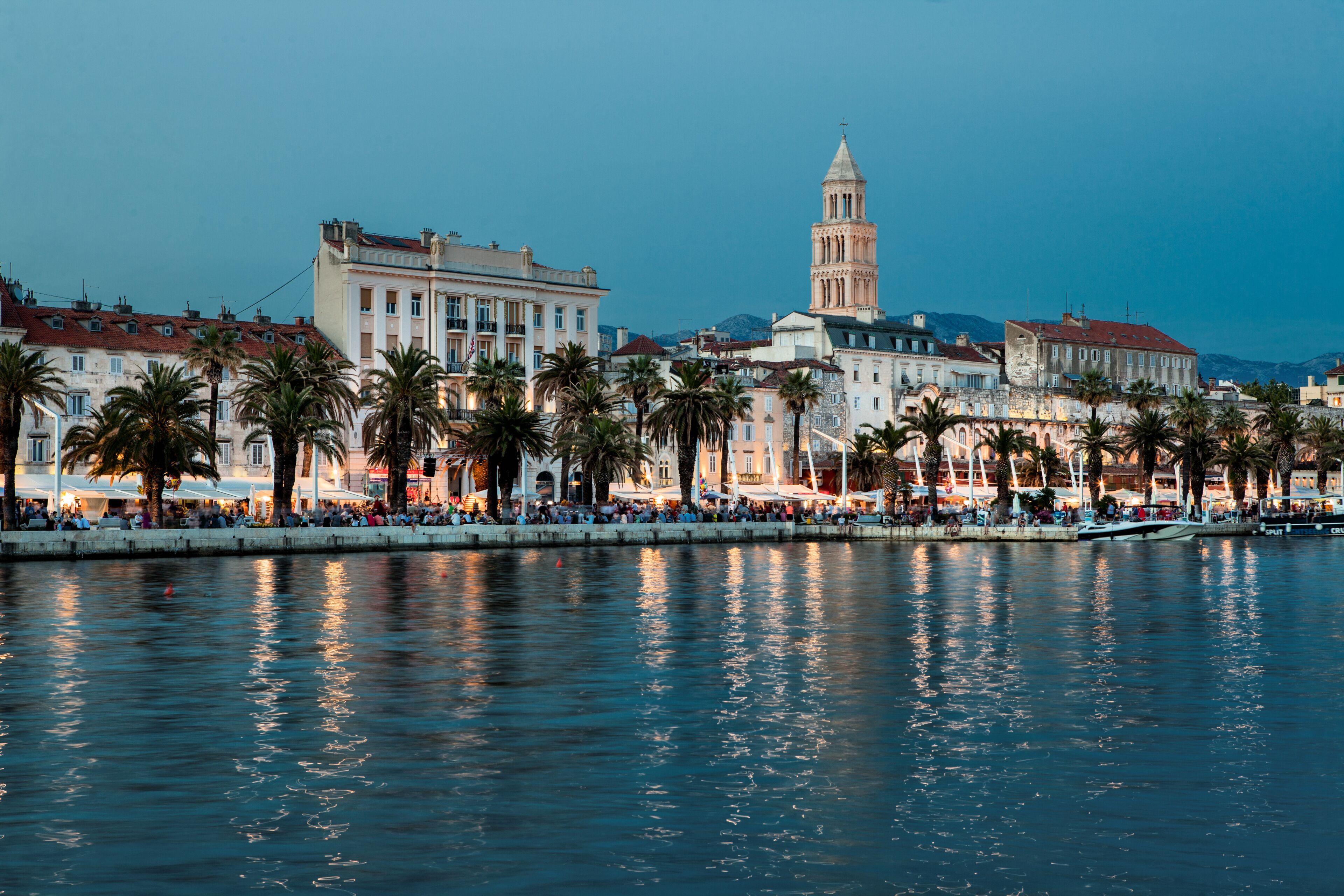 Riva in Split, Croatia