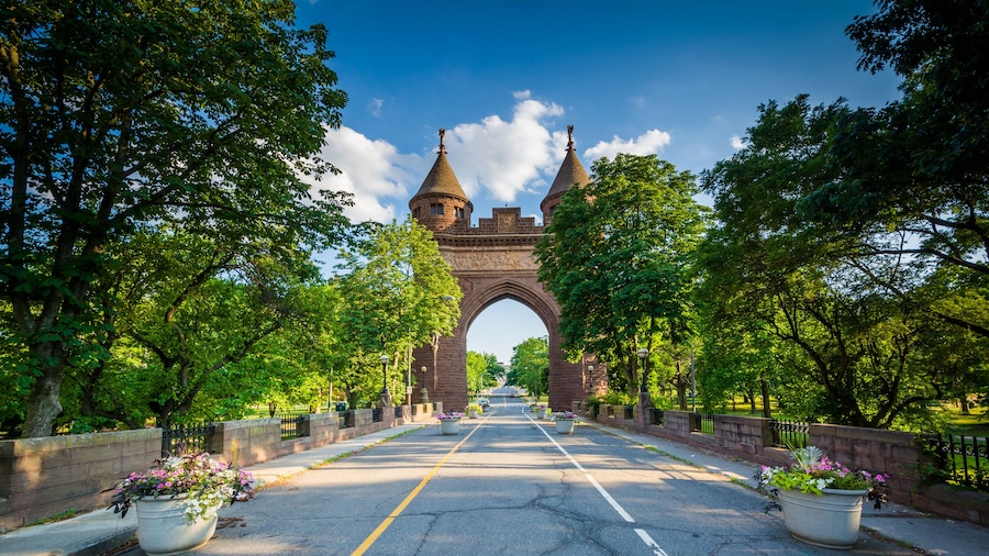The Soldiers and Sailors Memorial Arch, in Hartford, Connecticut