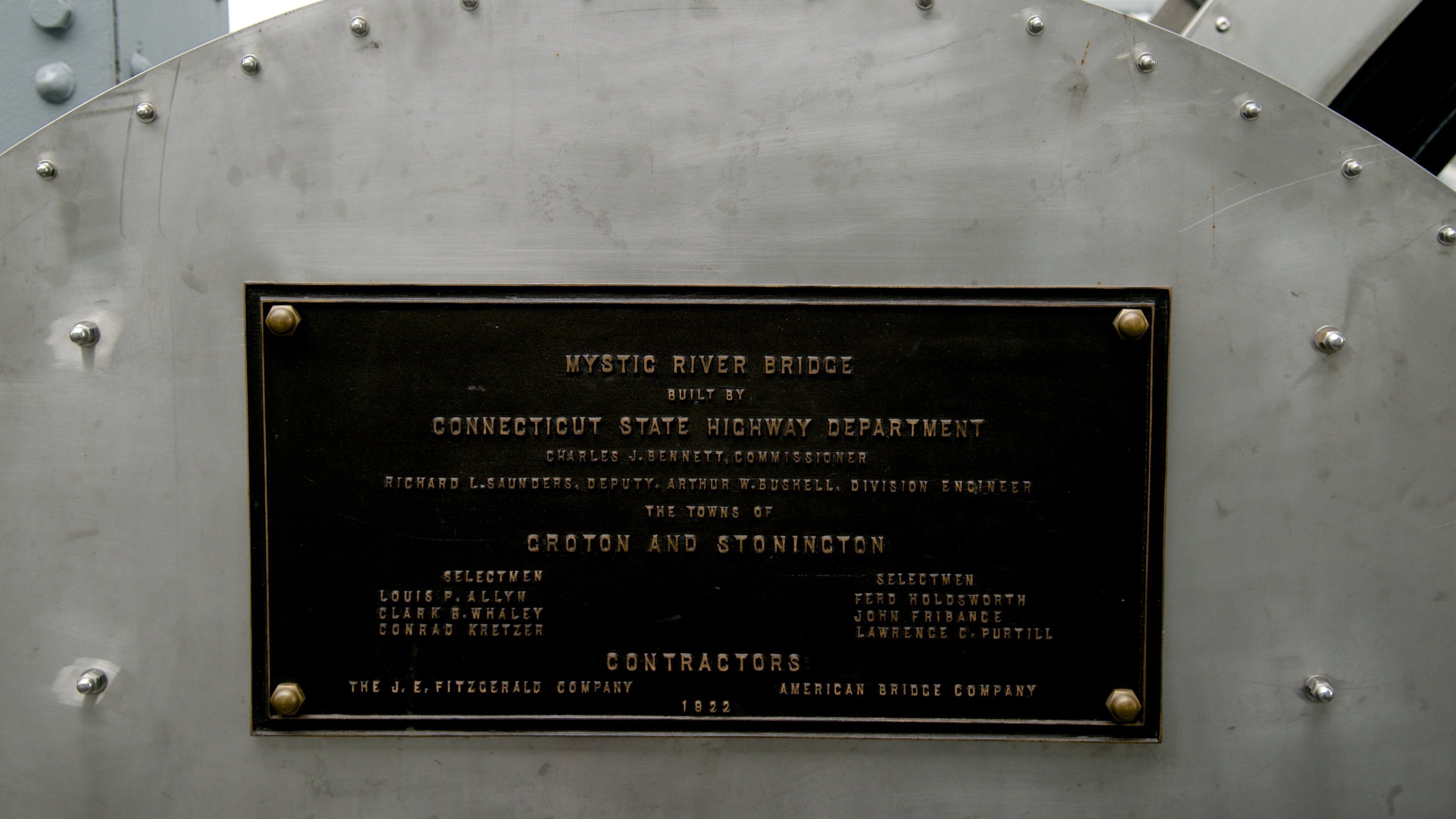 Mystic River Bascule Bridge mettant en vedette patrimoine historique