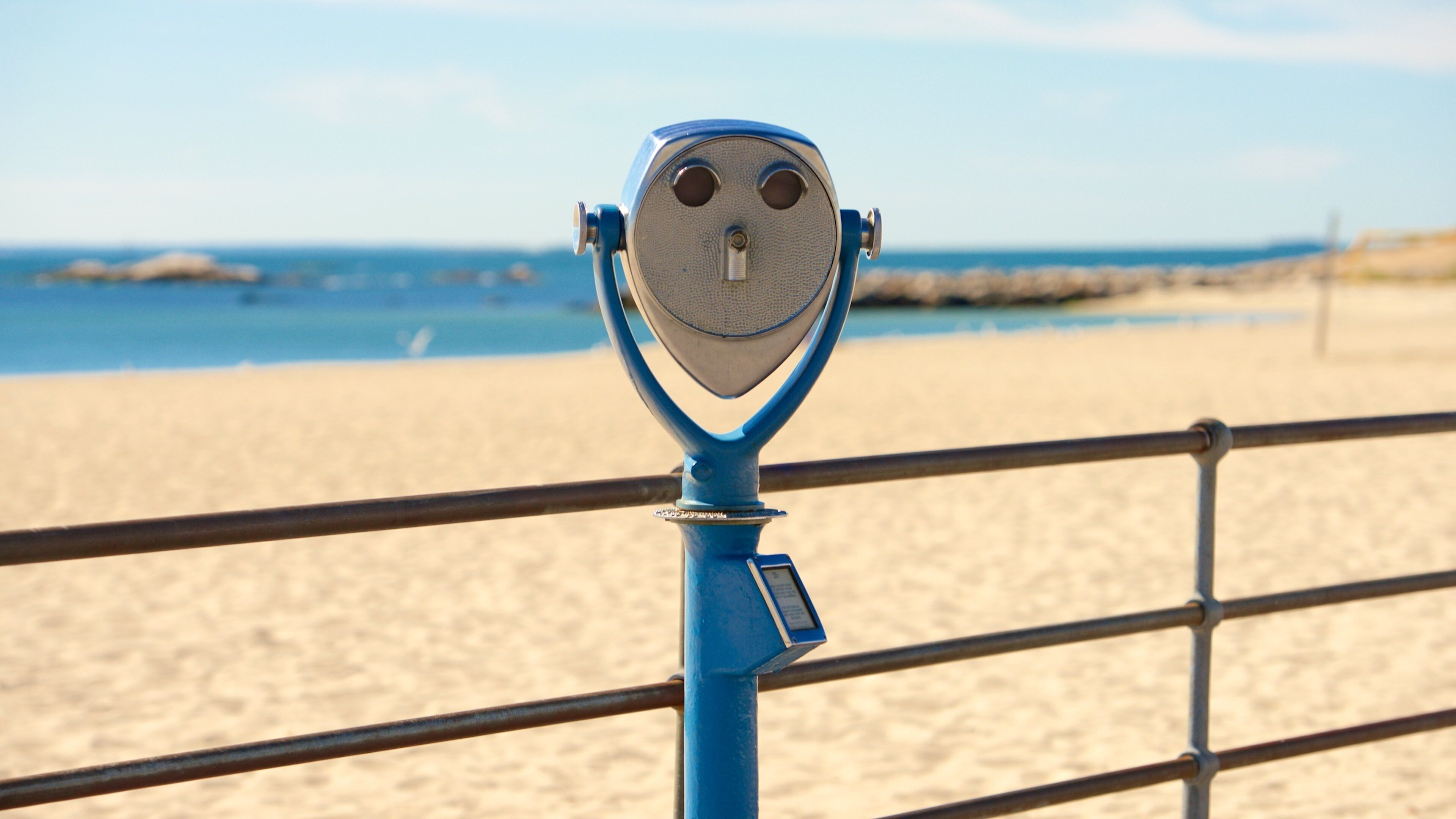 Ocean Beach Park showing a sandy beach
