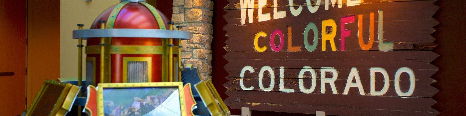 History Colorado que inclui vistas internas e sinalização