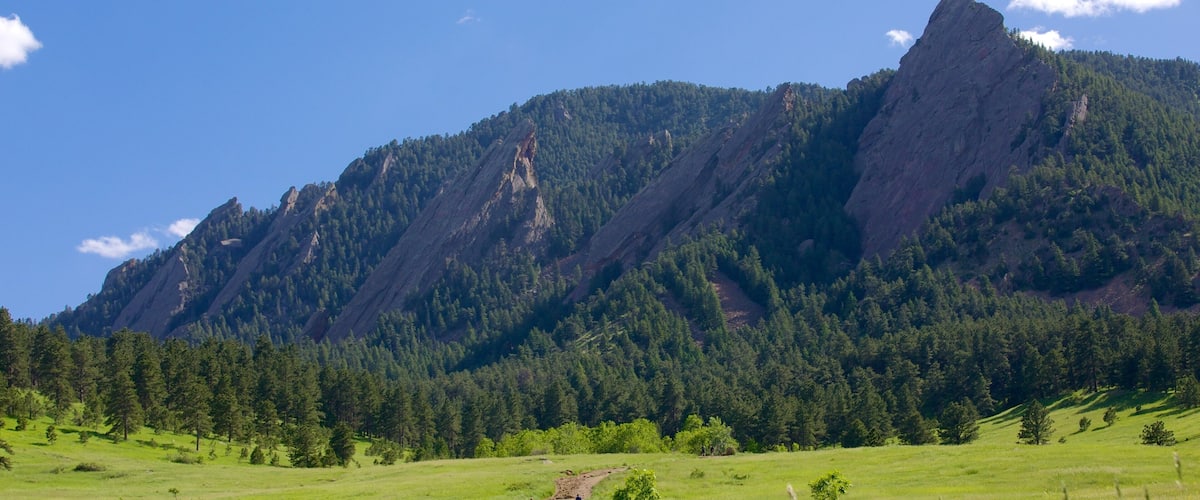 Chautauqua Park mostrando montagna