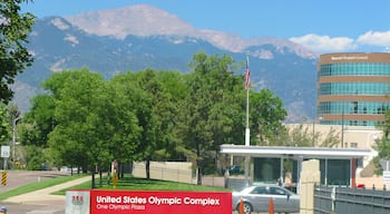United States Olympic Complex showing signage