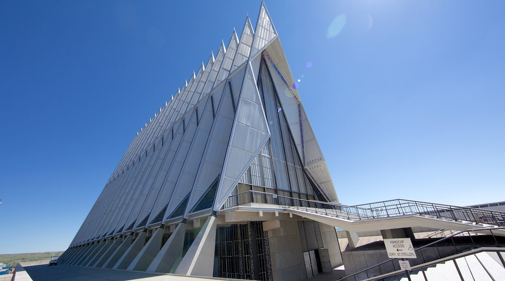 US Air Force Academy featuring modern architecture