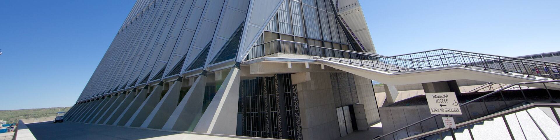 US Air Force Academy featuring modern architecture