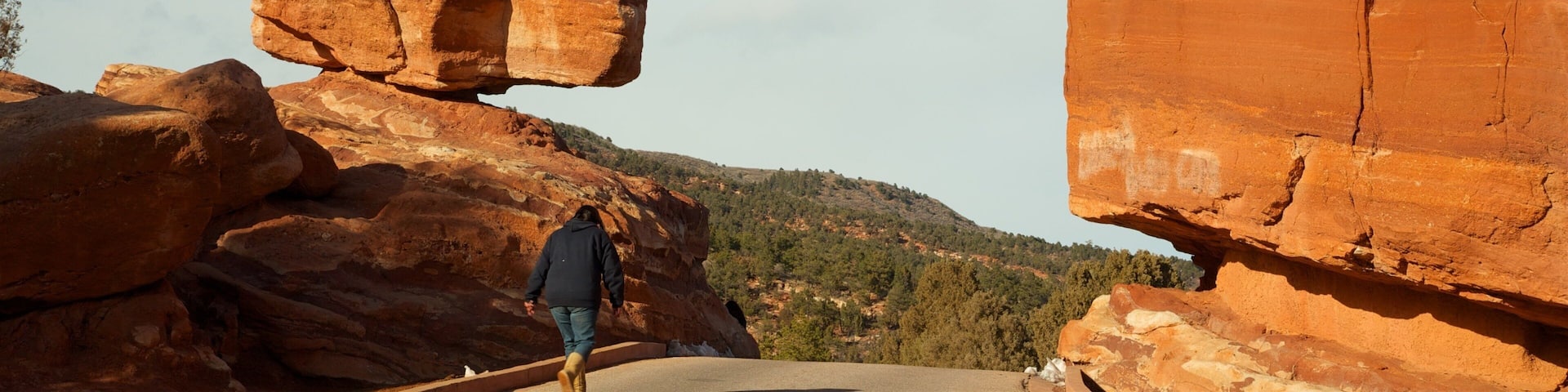 Colorado featuring hiking or walking, a gorge or canyon and desert views