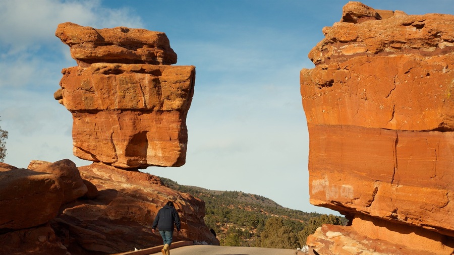 Colorado featuring hiking or walking, a gorge or canyon and desert views
