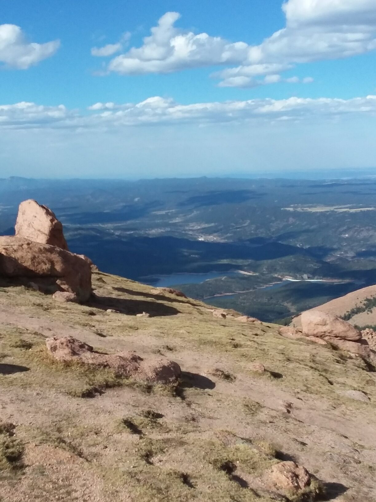 About 16 miles up  Pike's Peak Highway